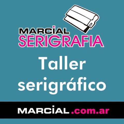 Marcial taller de serigrafia. Impresiones grandes hasta 3 mt. x 1,60 