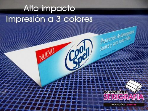 Alto impacto impreso a 3 colores